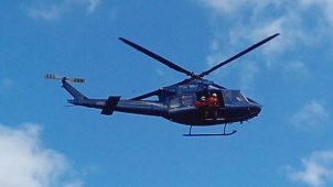 Zraněnou horolezkyni zachraňovaly na Příbramsku dva vrtulník