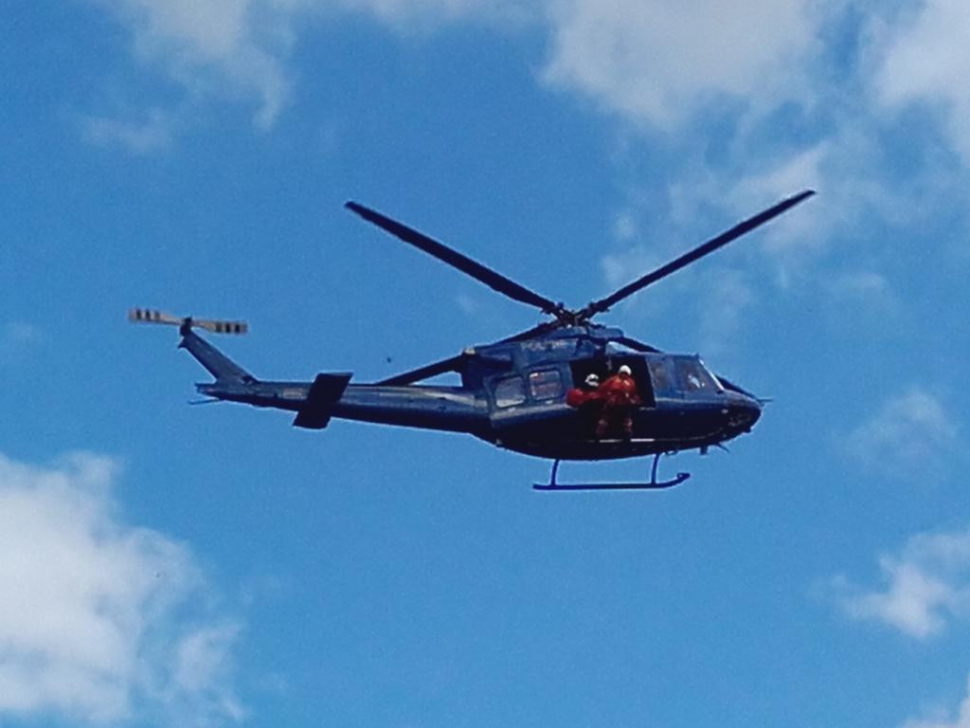 Zraněnou horolezkyni zachraňovaly na Příbramsku dva vrtulník