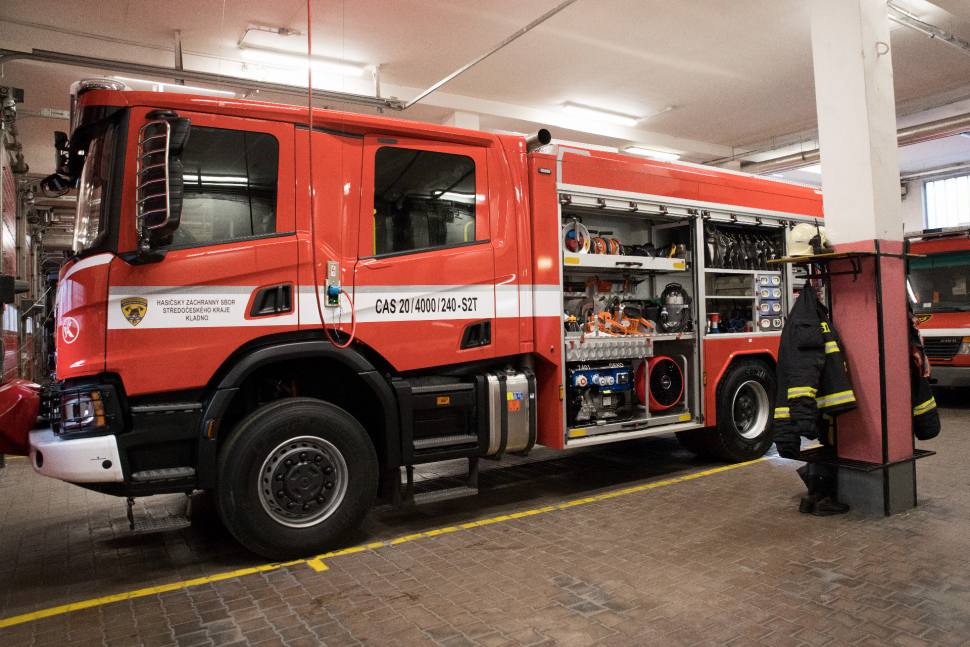 Kladenští hasiči mají nový zásahový vůz